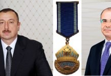 Prezident İlham Əliyev İdman Akademiyasının rektoru Fuad Hacıyevi təltif etdi