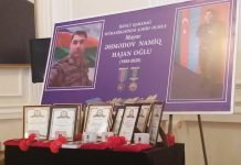 Şəhid mayor Namiq Əhmədovun xatirəsi anıldı