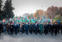 8 Noyabr – Zəfər Günü münasibətilə Qazaxda yürüş keçirilib